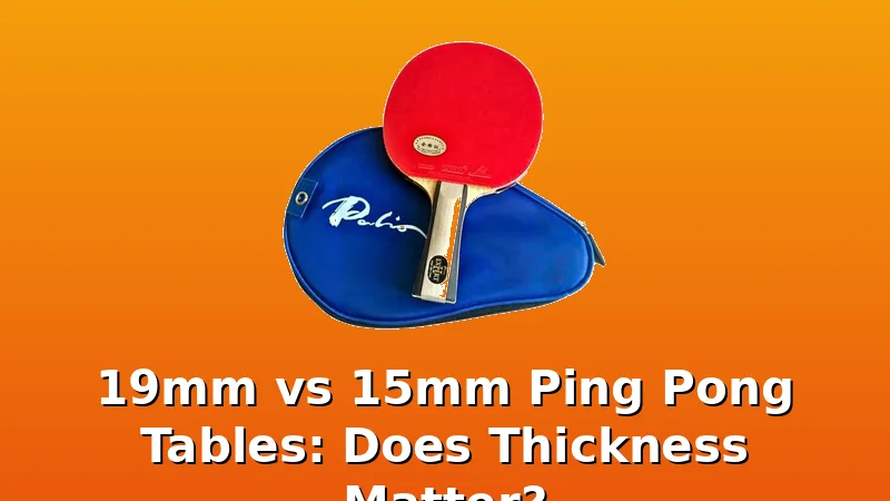 19mm vs 15mm Ping Pong Tables: Does Thickness Matter? - PingPongTableGuide review with measurements and honest opinion