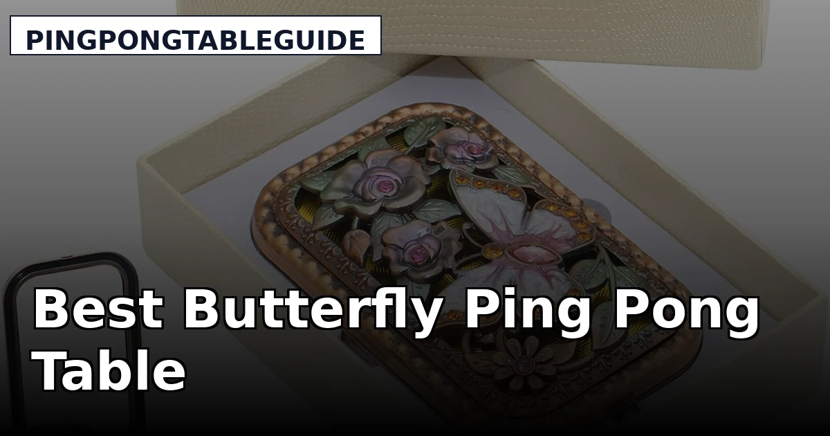 Best Butterfly Ping Pong Table - PingPongTableGuide review with measurements and honest opinion