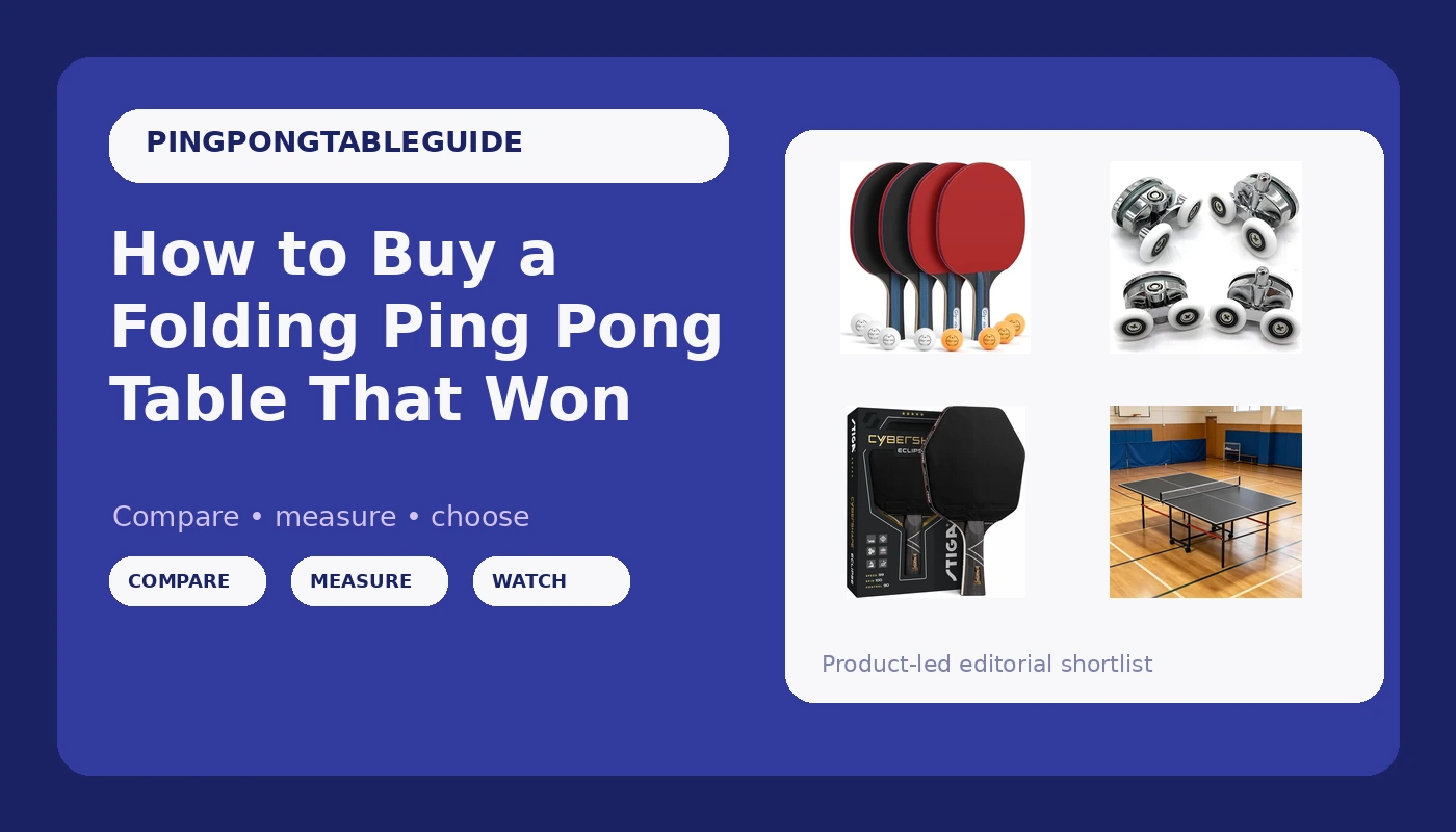 How to Buy a Folding Ping Pong Table That Won't Warp