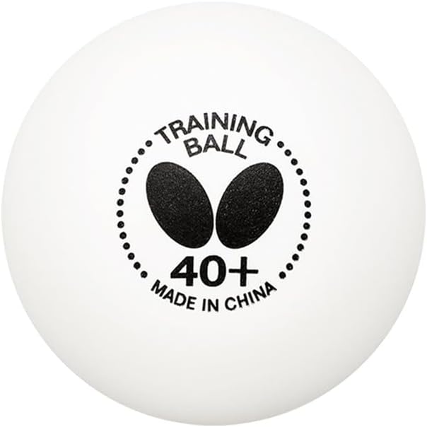 Butterfly 40+ Training Ball 40+ Ball Used for Training – Available in a Box of 6 or 120 White Training Balls – Comparable to a Three-Star Ball and Perfect for Multiball Practice