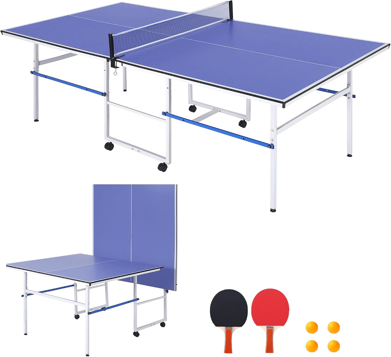 Garvee 8 ft Portable Ping Pong Table