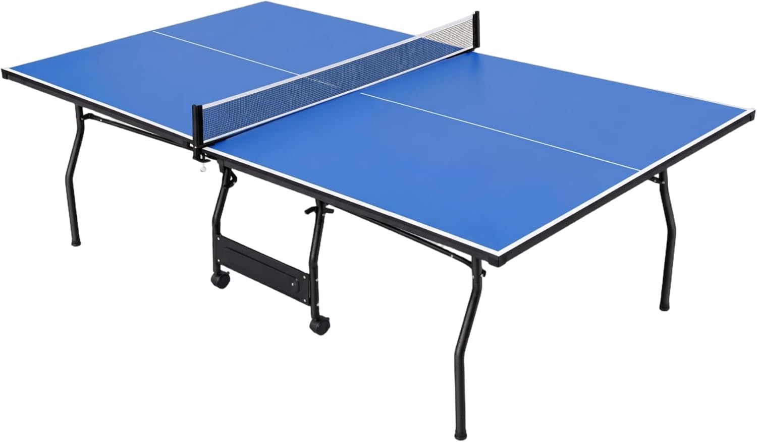 9FT Professional MDF Indoor Ping Pong Table, Single Player Playback